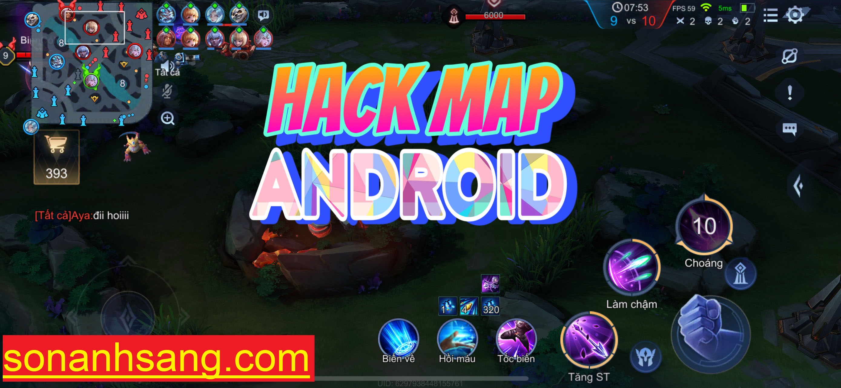 HACK MAP LIÊN QUÂN ANDROID